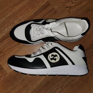 Gucci Leather Sneakers with Interlocking G